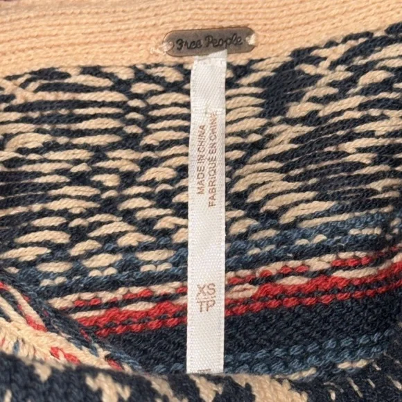 Free People Taos sweater mini dress size XS - Picture 5 of 6